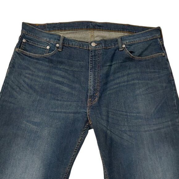 Levi's 559 Jeans Mens 44x31 Blue Stretch Straight Leg Dark Wash American Denim - Picture 2 of 12